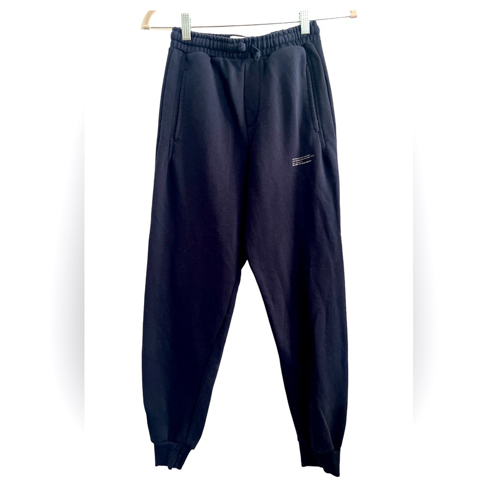 Zara girls 13 - 14 jogger pants sweatpants dark blue navy pockets sport
